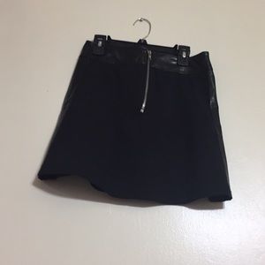 Sassy Leather Skirt